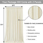 CORTINAS: 5 PIES X  10 PIES,