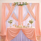 CORTINAS: 5 PIES X  10 PIES,