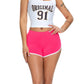 SHORTS CORTOS DEPORTIVOS PARA MUJER ( 6 PIESAS )